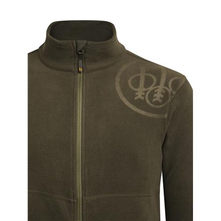 MEN'S WAISTCOAT BERETTA HP LOGO FULL ZIP - GREEN MOSS