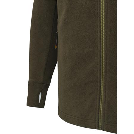 MEN'S WAISTCOAT BERETTA HP LOGO FULL ZIP - GREEN MOSS