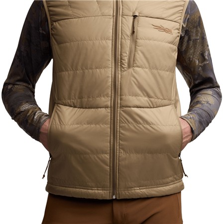 MEN'S WAISTCOAT - BUCKSKIN SITKA KELVIN AEROLITE - BUCKSKIN