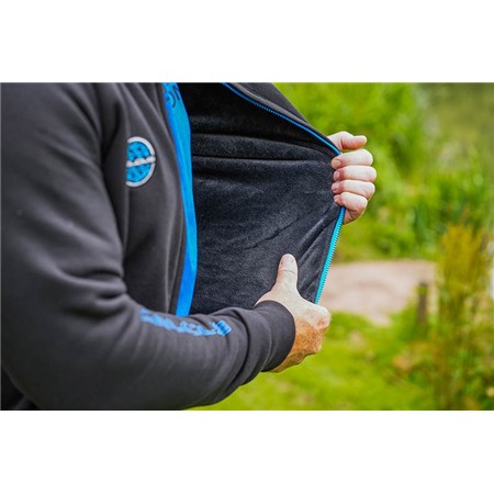 MEN'S ZIP-UP SWEATSHIRT PRESTON INNOVATIONS CELCIUS HOODIE - BLACK