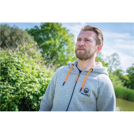 MĘSKA BLUZA GURU AVENTUS HOODIE - SZARY