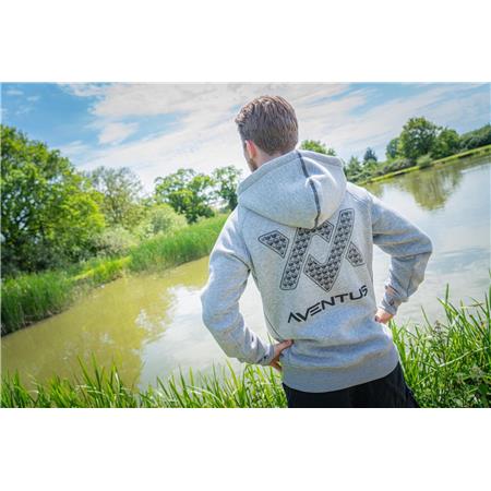 MĘSKA BLUZA GURU AVENTUS HOODIE - SZARY