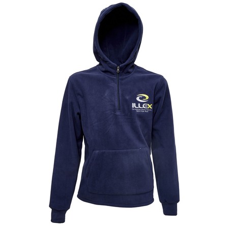 Męska Bluza Z Kapturem Illex - Granatowy