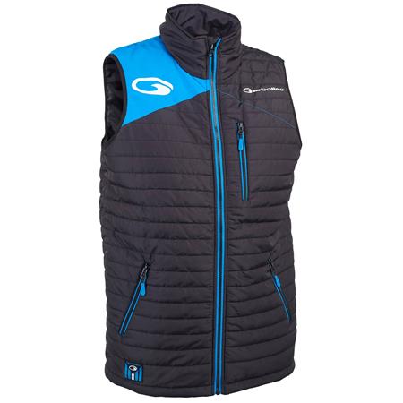 Męska Puchowa Kamizelka Bez Rękawów Garbolino Body Warmer Squadra - Czarny/Niebieski