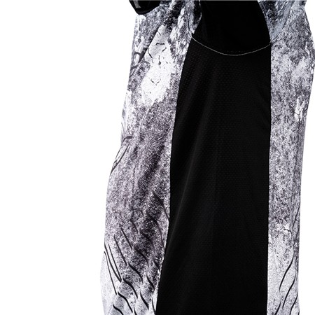 MĘSKI T-SHIRT Z DŁUGIM RĘKAWEM BLACK CAT SUN JERSEY - SZARY/BIAŁY