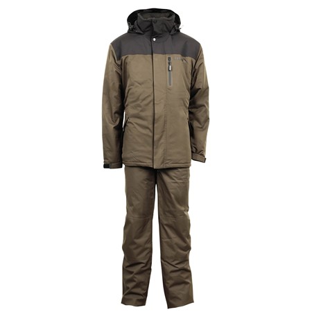 Męski Zestaw Kurtka I Spodnie Na Szelkach Prologic Signature Thermal Suit Bib/Brace - Zielony