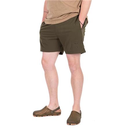 MĘSKIE SPODENKI KĄPIELOWE FOX COLLECTION GREEN LW SWIM SHORTS - KHAKI