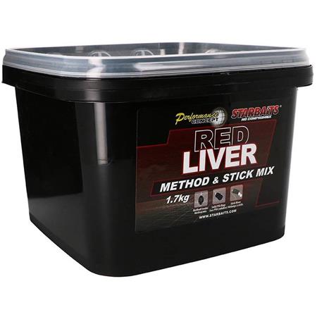 Methodmix Starbaits Performance Concept Red Liver Method & Stick Mix