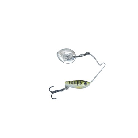 Micro Spinnerbait Powerline Jig Power Yogo Simple - 8G - Truite Mat