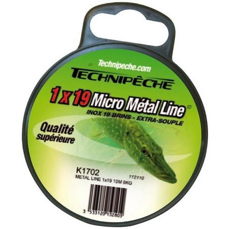 Microcabo Extra Flexível Technipêche Metal Line
