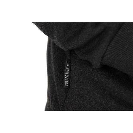 MIESTEN HUPPARI FOX COLLECTION HOODY - MUSTA