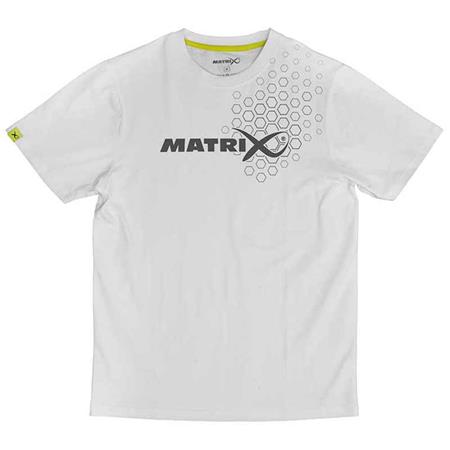 Miesten Lyhythihainen T-Paita Fox Matrix White Hex Print T-Shirt - Valkoinen