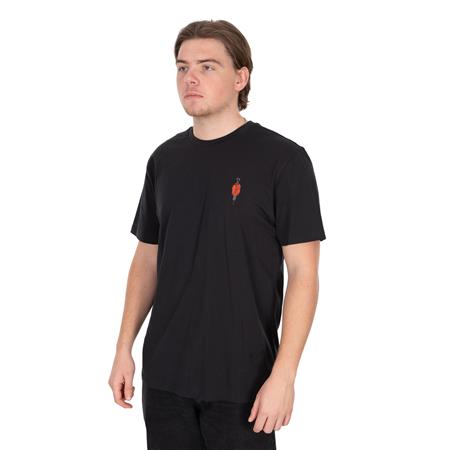 Miesten Lyhythihainen T-Paita Fox Orange Indicator T - Musta