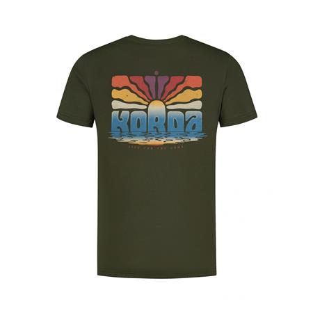 Miesten Lyhythihainen T-Paita Korda Dawn Vibes Tee - Tumman Oliivinvihreä