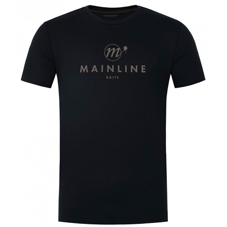 Miesten Lyhythihainen T-Paita Mainline Carp Tee - Musta