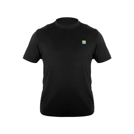 Miesten Lyhythihainen T-Paita Preston Innovations Lightweight Black T-Shirt - Musta