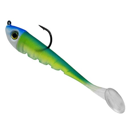 MIT HAKEN VERSEHENER WEICHKÖDER DELALANDE SLIM MINNOW SALT WATER - 14CM