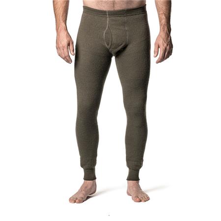 MIXED BEANIE WOOLPOWER LONG JOHNS 400 WITH FLY BLACK