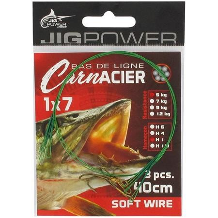 Μονταρισμένο Αγκίστρι Powerline Jig Power 1X7 Ryder - Paketo 3