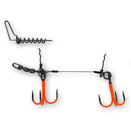 Μοντάζ Pikecraft Double Swivel Stinger Rig Uv