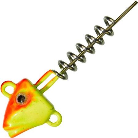 Μολυβένια Κεφαλή Gunki G'fish Screw - Πορτοκαλί/Φθορίζον Κίτρινο