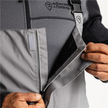 MONO HOMBRE - TITANIO/NEGRO ADVENTER & FISHING LESJON - TITANIUM/NOIR