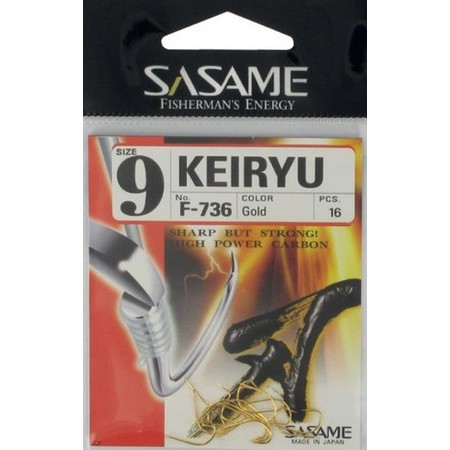 Μονό Θαλάσσιο Αγκίστρι Sasame Keiryu Hook - Χρυσό