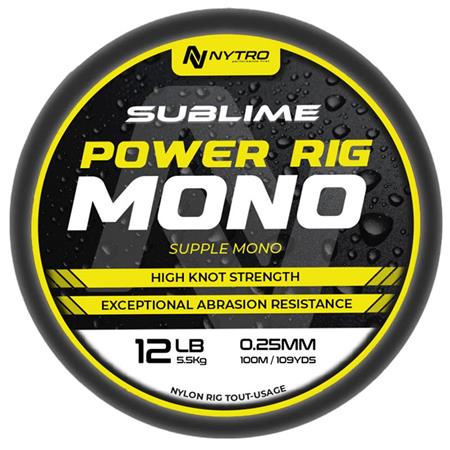 MONOFIHOJANTO - 100M NYTRO SUBLIME POWER RIG MONO - 100M