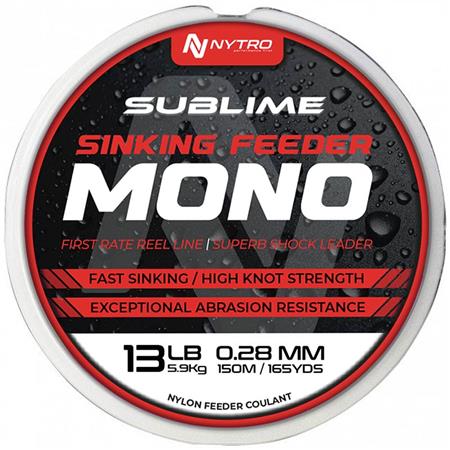 Monofihojanto - 150M Nytro Sublime Sinking Feeder Mono - 150M