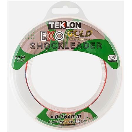 MONOFILAMENT - 32M TEKLON EXO GOLD ADVANCED SHOCKLEADER - 32M