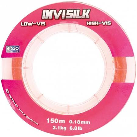 Monofilament Asso Invisilk Fluo Pink 150M
