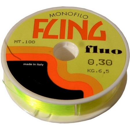 Monofilament Fly Maxima Fling - Yellow Fluo
