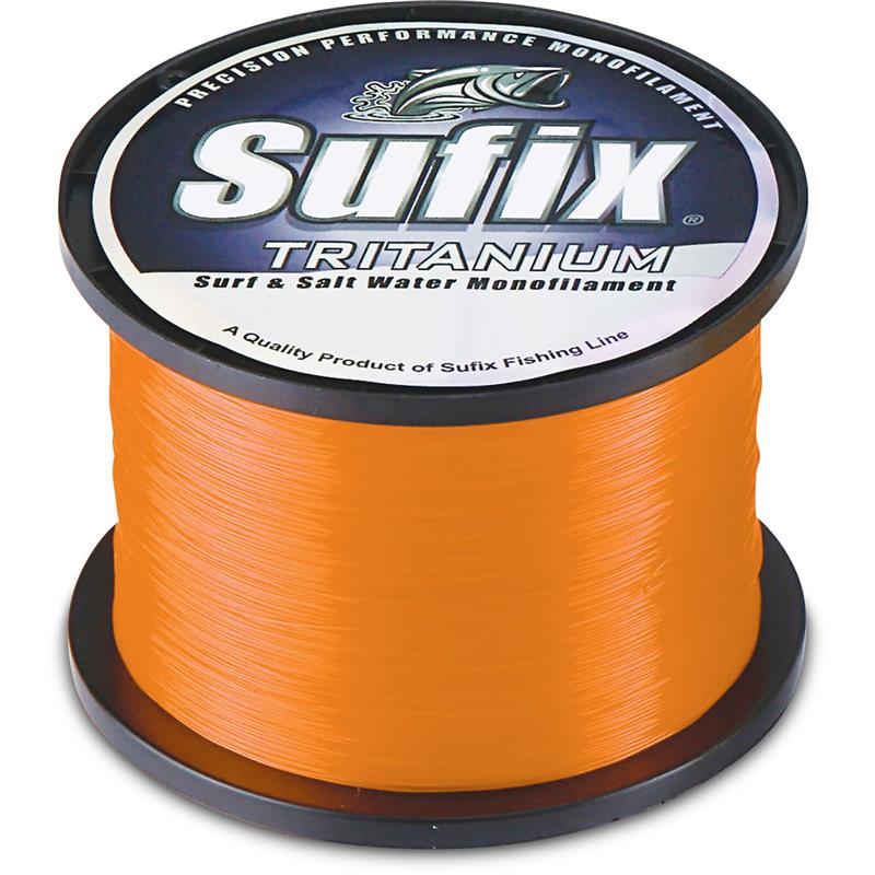 Monofilament sufix tritanium 1/4 lb neon orange