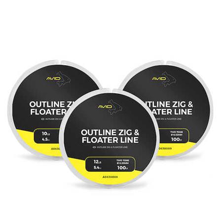 MONOFILAMENTO - 100M AVID CARP OUTLINE ZIG & FLOATER LINE - 100M