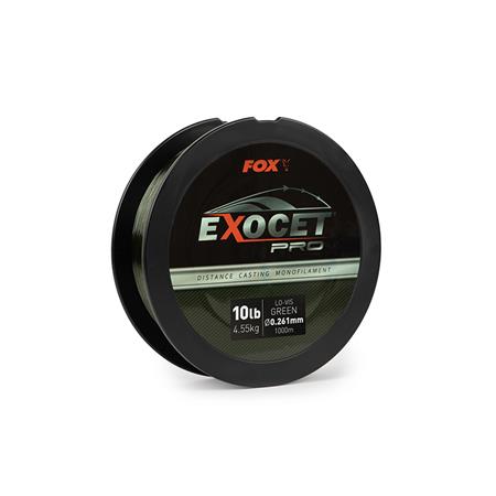 Monofile Angelschnur Karpfen Fox Exocet Pro Green - 1000M