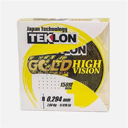 MONOFILE ANGELSCHNUR TEKLON GOLD ADVANCED HIGH VISION