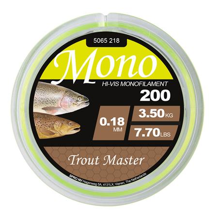 MONOFILE ANGELSCHNUR TROUT MASTER HI-VIS MONO