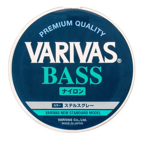 MONOFILE ANGELSCHNUR VARIVAS BASS NYLON STEALTH GREY