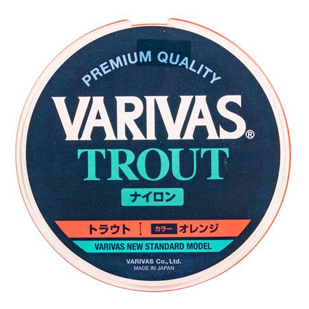 MONOFILE ANGELSCHNUR VARIVAS TROUT NYLON ORANGE