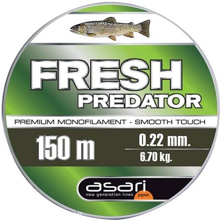 Monofilo Asari Fresh Predator Verde - 150M