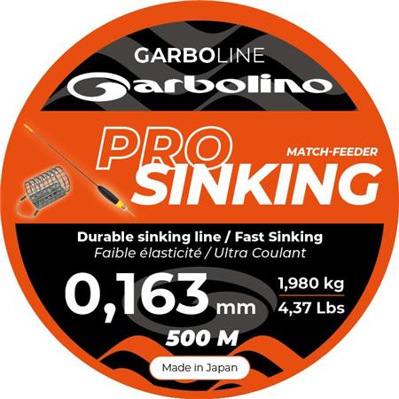Monofilojanto - 500M Garbolino Garboline Pro Sinking - 500M