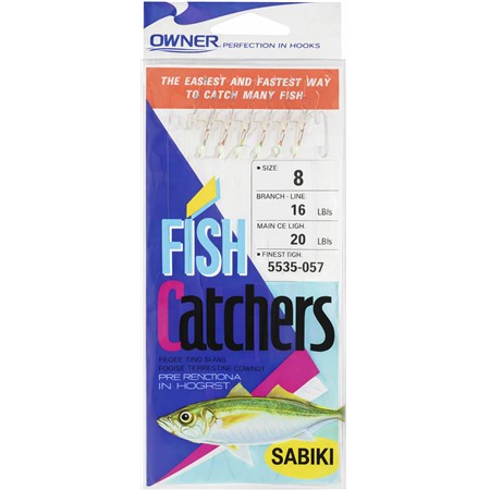 Montage Owner Mackerel Fish Skin - 4 Haken