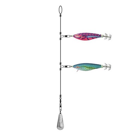 Montagem Tataki Srt N°2 Pronta Para Pescar Turlutte Flutuante - 7 Cm