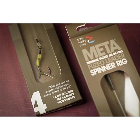 MONTAGGIO COMPLET ONE MORE CAST META TERMINAL TACKLE ALL-IN-1 FUZED LEADER LEAD CLIP CORNALINER SPINNER RIG BARBED