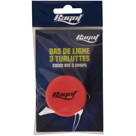 Montaje Eging Ragot Squid Jig Trolling 3 Snaps