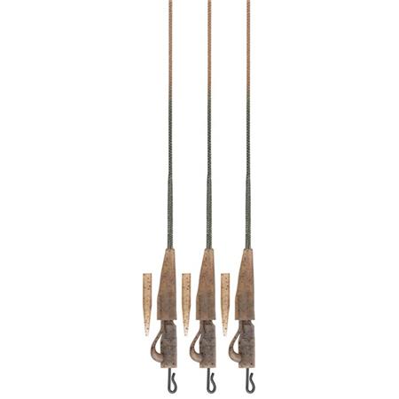 Montaje Fox Edges Camo Leadcore Lead Clip Leaders