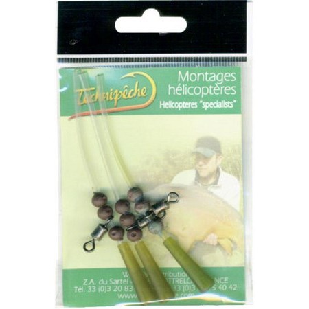 Montaż Helikopterowy Technipêche Light Krótki Model - Pack De 3