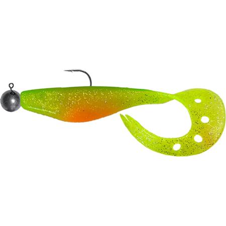 Monteret Softbait Delalande Sandra + Rundt Jig-Hoved - 16Cm