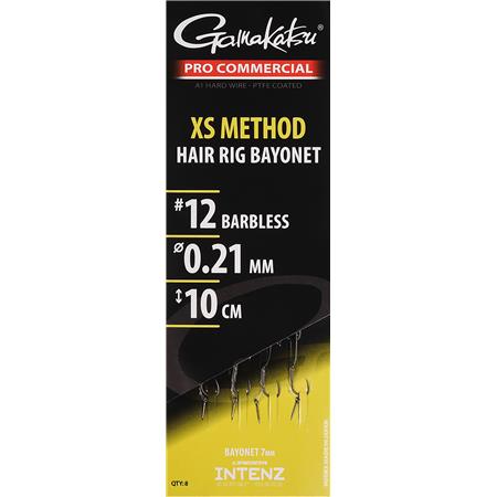 Montierte Angelleine Gamakatsu Xsmethod Hair Rig Bayonet