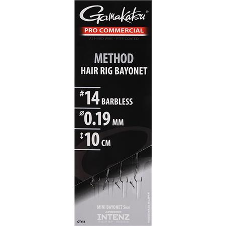 Montierte Linie Gamakatsu Method - Hair Rig Bayonet